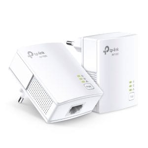 TP-Link TL-PA7017 KIT | Powerline Adapter Set | 1000 Mbps | Gigabit Ethernet | Wit