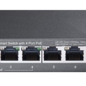 TP-Link TL-SG108PE | 8-Poorts Gigabit Easy Smart Switch | 4x PoE+ | Managed