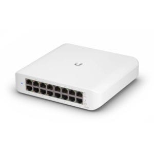 Ubiquiti UniFi Switch Lite 16 PoE | Managed L2 Switch | 16 Poorten | Gigabit Ethernet (10/100/1000 Mbps) | PoE | Wit