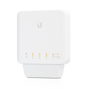 Ubiquiti UniFi USW-FLEX | Managed L2 Switch | Gigabit Ethernet (10/100/1000) | Power over Ethernet (PoE) | Wit