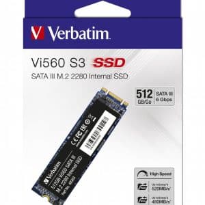 Verbatim Vi560 | 512GB SATA SSD | M.2 | 560MB/s Lezen | 520MB/s Schrijven
