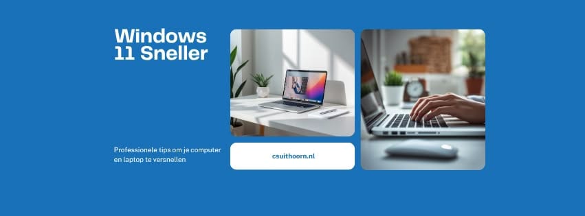 Windows 11 sneller maken - tips van CSU Computer Service Uithoorn
