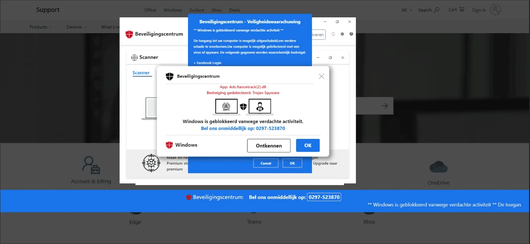 Malware of virus infectie Malware of virus infectie