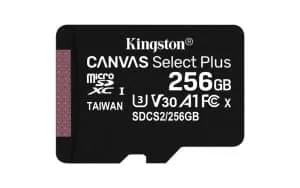 Kingston Technology Canvas Select Plus 256 GB MicroSDXC UHS-I Klasse 10 - 0
