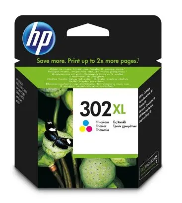 HP 302XL originele high-capacity drie-kleuren inktcartridge - 0