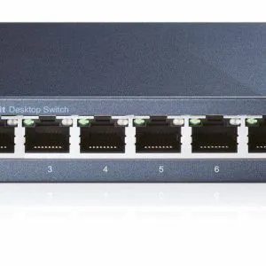 TP-LINK TL-SG108 Unmanaged Gigabit Ethernet (10/100/1000) Zwart - 0