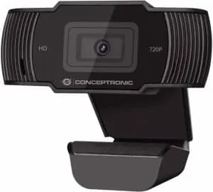 Conceptronic AMDIS 720P HD webcam 1280 x 720 Pixels USB 2.0 Zwart - 0