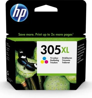 HP 305XL originele high-capacity drie-kleuren inktcartridge - 0