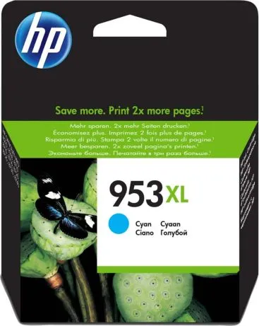 HP 953XL originele high-capacity cyaan inktcartridge - 0