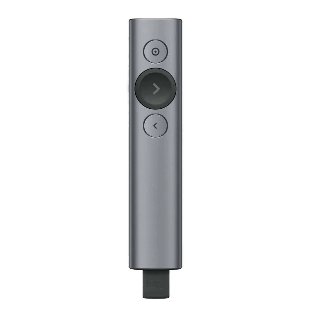 Logitech Spotlight Draadloze presenter Bluetooth/RF Grijs - 0