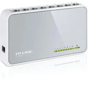 TP-LINK TL-SF1008D Unmanaged Fast Ethernet (10/100) Wit - 0