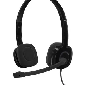 Logitech H151 Stereo Headset voor meerdere apparaten met bediening op de draad - 0