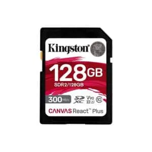 Kingston Technology Canvas React Plus 128 GB SD UHS-II Klasse 10 - 0
