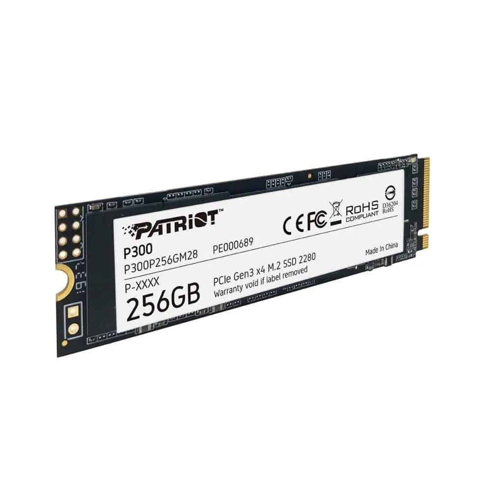 Patriot Memory P300P256GM28 internal solid state drive M.2 256 GB PCI Express NVMe - 0
