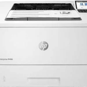 HP LaserJet Enterprise M406dn, Zwart-wit, Printer voor Bedrijf, Print, Compact formaat; Optimale beveiliging; Dubbelzijdig printen; Energiezuinig; Printen via USB-poort aan voorzijde - 0