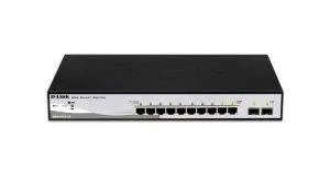 D-Link DGS-1210-10 netwerk-switch Managed L2 Gigabit Ethernet (10/100/1000) 1U Zwart, Grijs - 0
