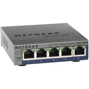 Netgear ProSAFE Managed Plus Switch - GS105E - 5 Gigabit Ethernet poorten - 0