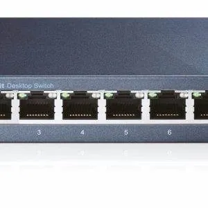 TP-LINK TL-SG108 Unmanaged Gigabit Ethernet (10/100/1000) Zwart - 0