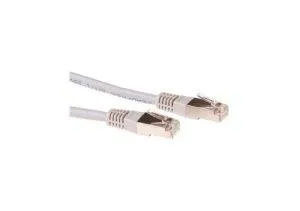 ACT Patchcord SSTP Category 6 PIMF, Grey 0.50M netwerkkabel Grijs 0,5 m - 0