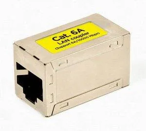 Gembird NCA-LC6S-01 tussenstuk voor kabels RJ-45 Beige - 0