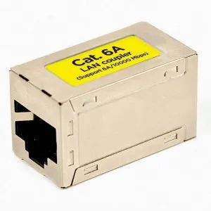 Gembird NCA-LC6S-01 tussenstuk voor kabels RJ-45 Beige - 0