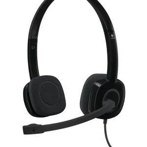 Logitech H151 Stereo Headset voor meerdere apparaten met bediening op de draad - 0