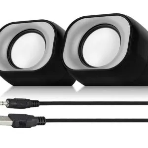 Eminent EM3513 luidspreker set 6 W Zwart 2.0 kanalen - 0