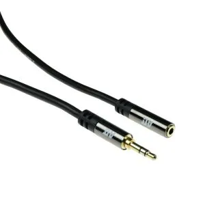 ACT AC3615 audio kabel 2 m 3.5mm Zwart - 0