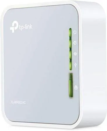 TP-LINK TL-WR902AC draadloze router Fast Ethernet Dual-band (2.4 GHz / 5 GHz) 3G 4G Wit - 0