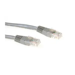 ACT Grijze 10 meter UTP CAT5E patchkabel met RJ45 connectoren - 0