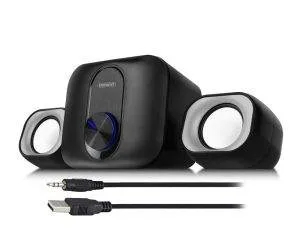 Eminent EM3515 luidspreker set 11 W Zwart 2.1 kanalen - 0