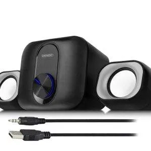 Eminent EM3515 luidspreker set 11 W Zwart 2.1 kanalen - 0