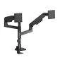 ACT AC8343 Monitorarm Office Premium, gasveer, paalbevestiging, 2 monitoren - 0