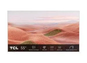 TCL NXTFRAME 55A300W Wit QLED TV | 55'' Ultra HD 4K | Wi-Fi | Smart TV | Google TV | HDR10+ | 120Hz - 0
