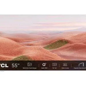 TCL NXTFRAME 55A300W Wit QLED TV | 55'' Ultra HD 4K | Wi-Fi | Smart TV | Google TV | HDR10+ | 120Hz - 0
