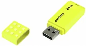 Goodram UME2-0640Y0R1 | 64GB USB-A 2.0 Flash Drive | Geel - 0