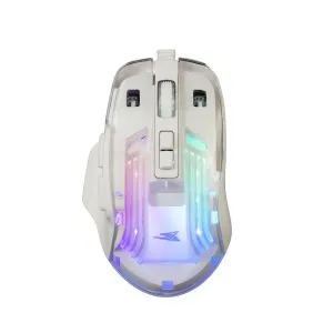 Baracuda ANGLERFISH RGB | Bedrade Gaming Muis | USB-A | 7200 DPI | Wit - 0