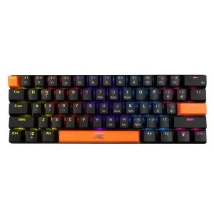 Baracuda DOLPHIN RGB 60% | Bedraad Gaming Toetsenbord | Red Switches | Anti-Ghosting | QWERTY | Zwart - 0