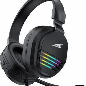 Baracuda PEARL RGB | On-Ear Gaming Headset 3,5mm en USB | Zwart - 0
