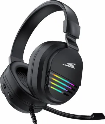 Baracuda PEARL RGB | On-Ear Gaming Headset 3,5mm en USB | Zwart - 0