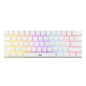 Baracuda DOLPHIN RGB 60% | Bedraad Gaming Toetsenbord | Red Switches | Anti-Ghosting | QWERTY | Wit - 0