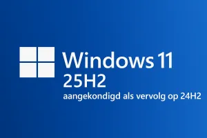 Windows 11 versie 25H2 Windows 11 versie 25H2