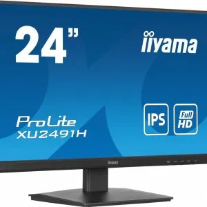 Iiyama ProLite XU2491H-B1 | 23,8″ | 1920×1080 IPS | 100 Hz | HDMI + DisplayPort | Full HD Monitor - 0