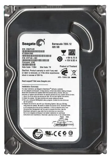 HDD Seagate 3.5inch / 250GB / 7200RPM PULLED - 0