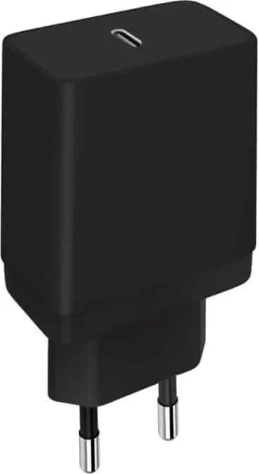 Mobiparts Wall Charger USB-C 20w Black (with PD) - 0