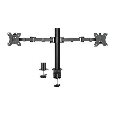 ACT AC8326 | Verstelbare Monitor-bureaubeugel | Tot 32" | Max 12kg | VESA 100x100 | 2 Monitoren | OPEN BOX
